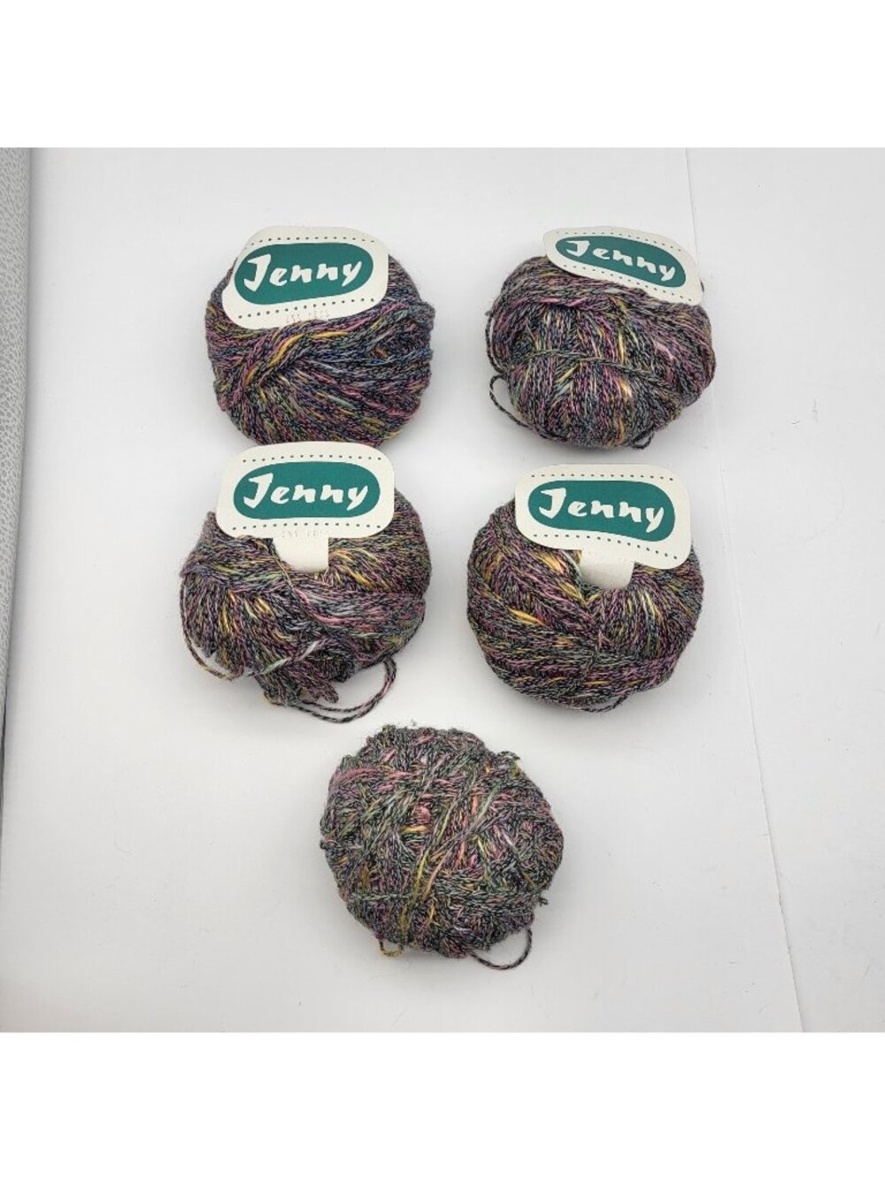 4 + Balls Berroco Jenny Yarn Lot  Made In Germany Cotton Rayon Blend